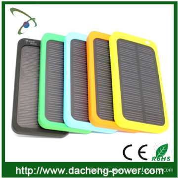 Hot! Fashion design solar cell power bank 5000mah with CE ROHS FCC